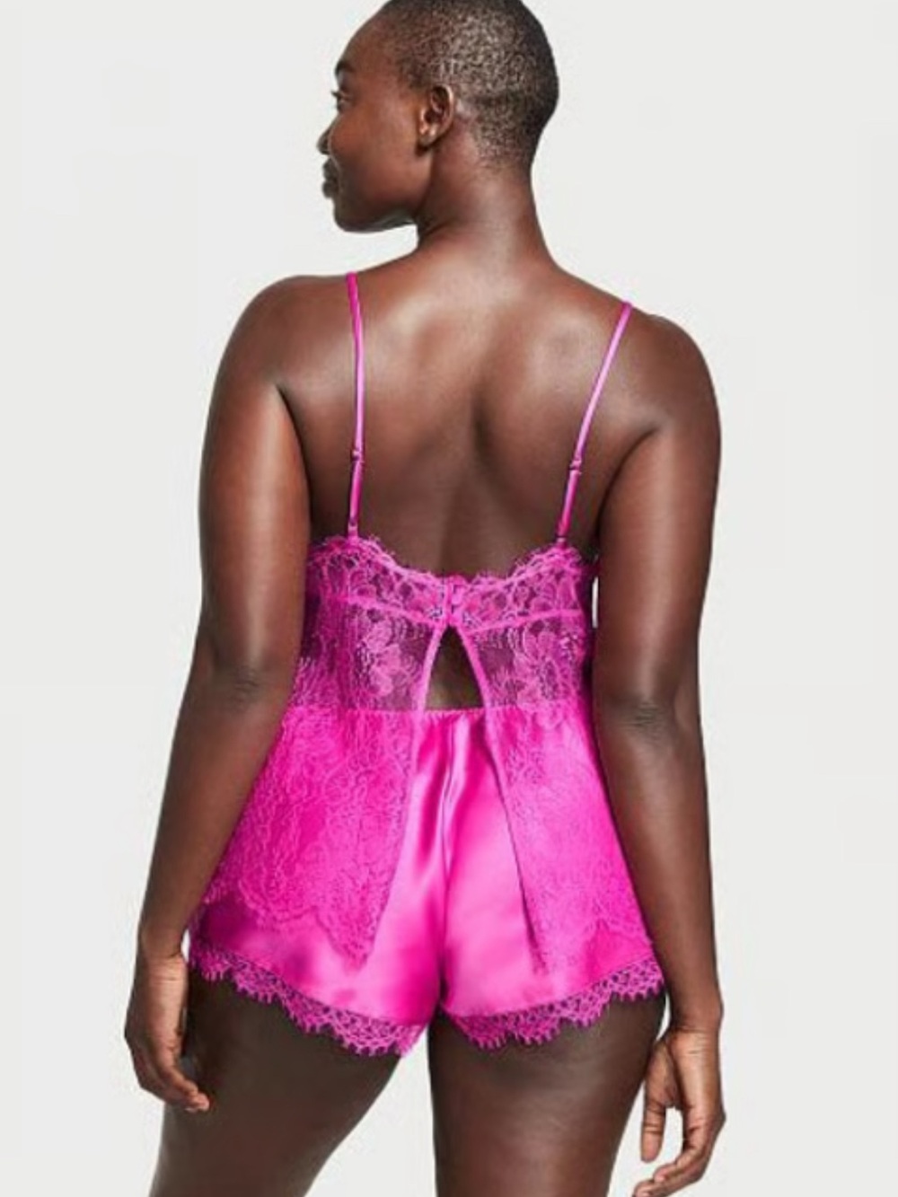 Victoria’s Secret Satin Lace Back Cami